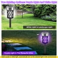 thumbnail image 2 of G · PEH Solar Mosquito Zapper, 2 Packs Outdoor Mosquito Repellent Mosquito Trap Waterproof Bug Zapper for Outside Solar Fly Zapper for Garden, 2 of 7