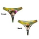 thumbnail image 3 of Fotbe Flower Crown Guinea Pig Tanga Sin Costuras para Mujer con Estampado – Panties Invisibles, Transpirables y Cómodos para Uso Diario-Small, 3 of 6