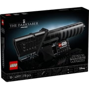 LEGO Star Wars The Darksaber 278-Piece Buildable Lightsaber Display Model with Stand & Nameplate, Collectible Mandalorian Decor Gift for Adults 40917