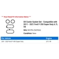 thumbnail image 2 of Cooler Gasket Set - Compatible with 2011 - 2021 Ford F-350 Super Duty 6.7L V8 2012 2013 2014 2015 2016 2017 2018 2019 2020, 2 of 2