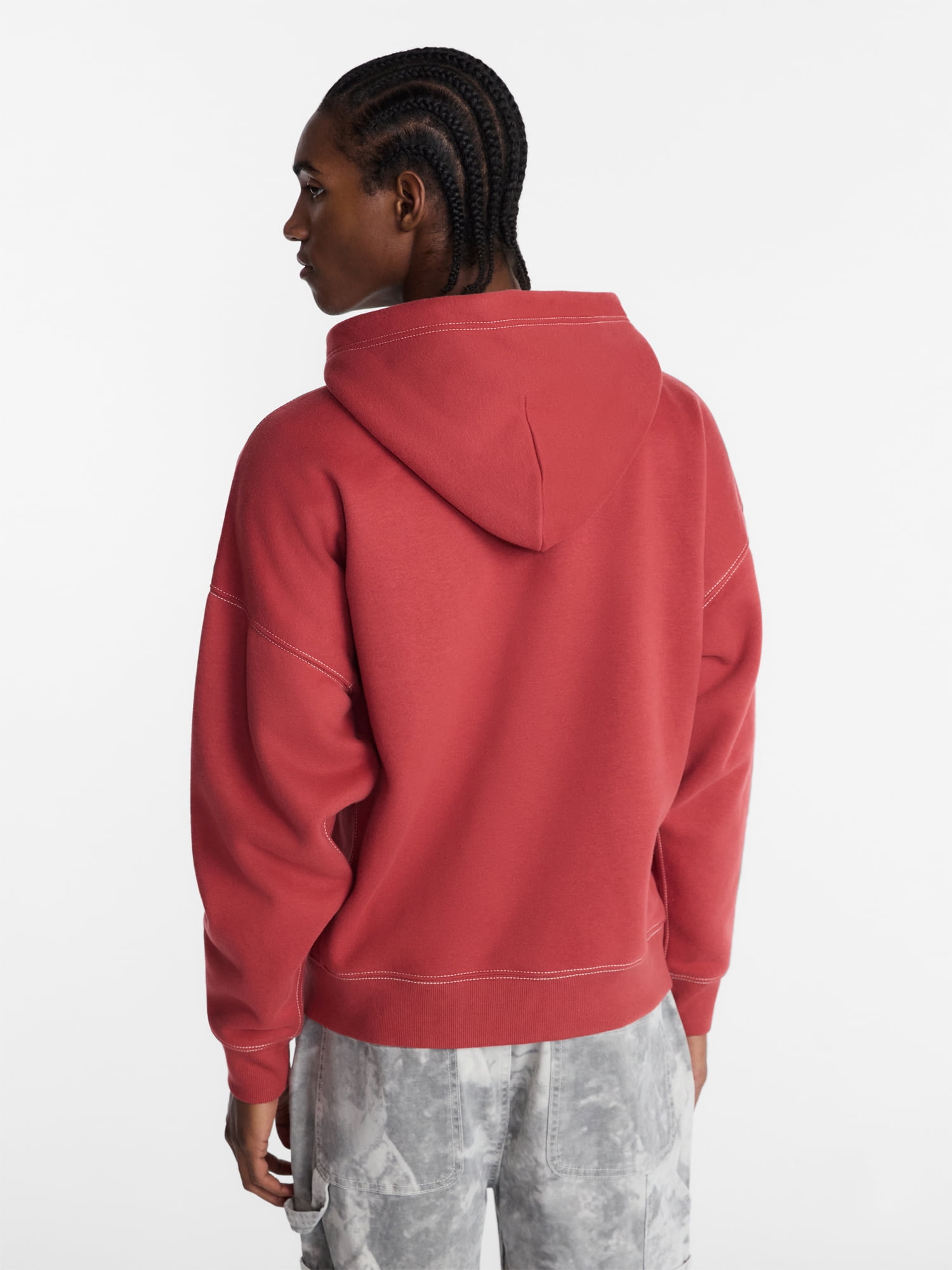 No Boundaries USA Hoodie with Embroidery, Men's XS-4XLT