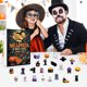 thumbnail image 3 of Calendarios Calendario de figuras de cuenta regresiva de Halloween Pieza decorativa espeluznante Calendario decorativo de cuenta regresiva, 3 of 5