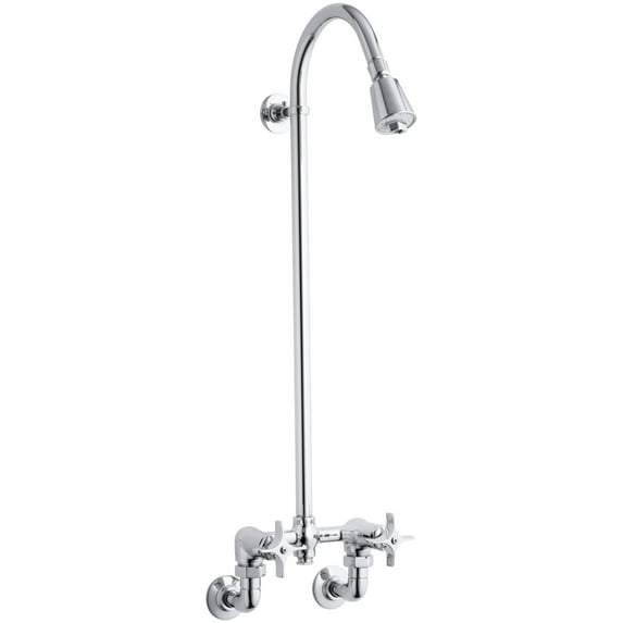 Kohler K-7252 Industrial Exposed Shower - Chrome
