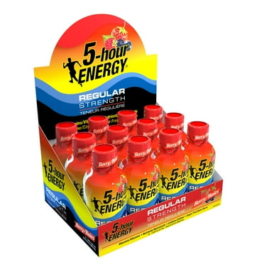 5-hour ENERGY® Shot, Regular Strength, Berry, 1.93 oz, 12 Count