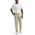 thumbnail image 2 of Lee Men's Total Freedom Stretch Relaxed Fit Flat Front Pant, Sand, 32W x 34L, 2 of 3