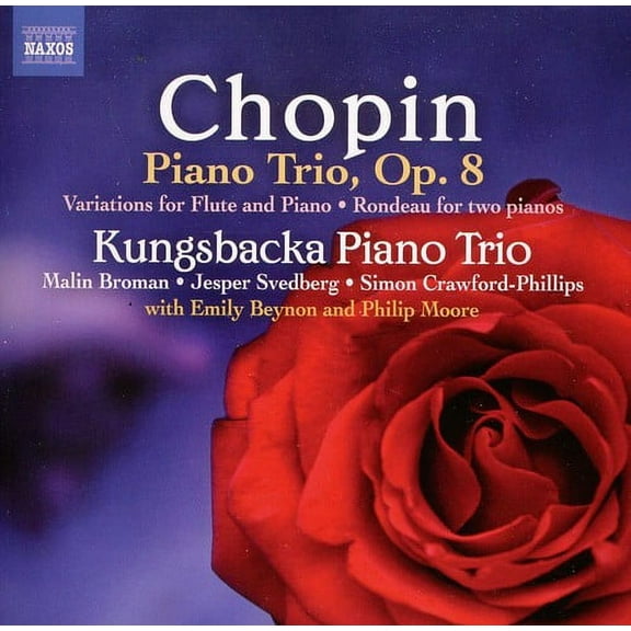 Kungsbacka Piano Trio - Piano Trio Op 8 / Variations for Flute & Piano - Music & Performance - CD