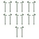 thumbnail image 5 of 14 estacas de soporte para plantas, estructuras pequeñas, anillos de soporte para flores de tomate 14cmx24cm, 5 of 9