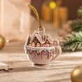thumbnail image 3 of Barsme Snowy Christmas Cabin Christmas Hanging Ornament,Vintage Warm and Cozy Christmas House Hanging Ornament, Festive Tree Decoration For Bedroom Hallway Patio And Holiday Party Display, 3 of 5