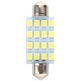 thumbnail image 2 of SODIAL(R) 10 AUTO AMPOULE SILURO 16 LED SMD 3528 BLANC 42mm, 2 of 4