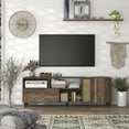 thumbnail image 3 of Furniture of America Burd TV Stand for TVs up to 78", Reclaimed Oak, 3 of 11