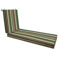 thumbnail image 1 of Honeycomb Essentials Cojín Para Tumbona De Exterior, 21 X 70 Pulgadas, Cojín Para Silla De Patio, Color Verde Pino A Rayas, 1 of 5