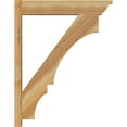 thumbnail image 3 of Ekena Millwork 6"W x 28"D x 36"H Balboa Rough Sawn Traditional Outlooker, Western Red Cedar, 3 of 4