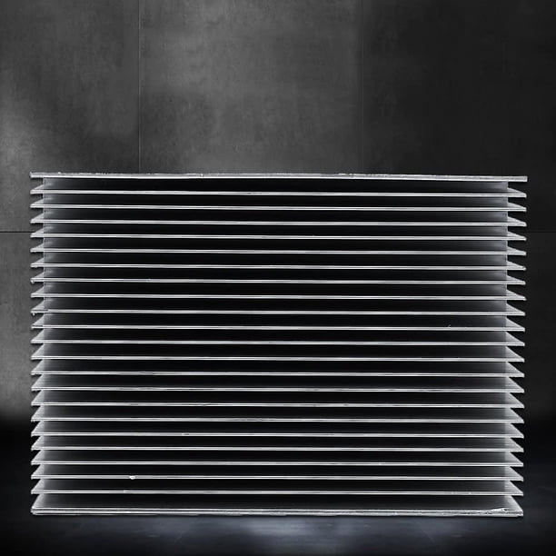 Disipador de calor, disipador de calor de aluminio, módulo de disipador de calor, refrigeración para amplificador LED, módulo Ic de transistor, 1006936 mm, Banban LingWen 8390615563567
