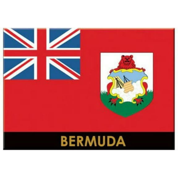 Bermuda Flag Caribbean Fridge Collector's Souvenir Magnet 2.5 inches X 3.5 inches