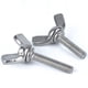thumbnail image 1 of Auspicious-25pcs M6 * 25mm Tuerca de mariposa Tornillo de pulgar con perno Métrico Acero inoxidable 201 Tornillo de mariposa Tornillo de mano Tornillo de mano esquí esquí Gafas de esquí, 1 of 1