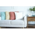 thumbnail image 3 of 18" x 18" Diamond Tuck Seaglass Solid Woven Square Accent Throw Pillow, 3 of 5