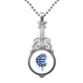 thumbnail image 1 of European Union Monetary Unification Symbol Pendant Jewelry Music Guitar Torque Hangtag, 1 of 3