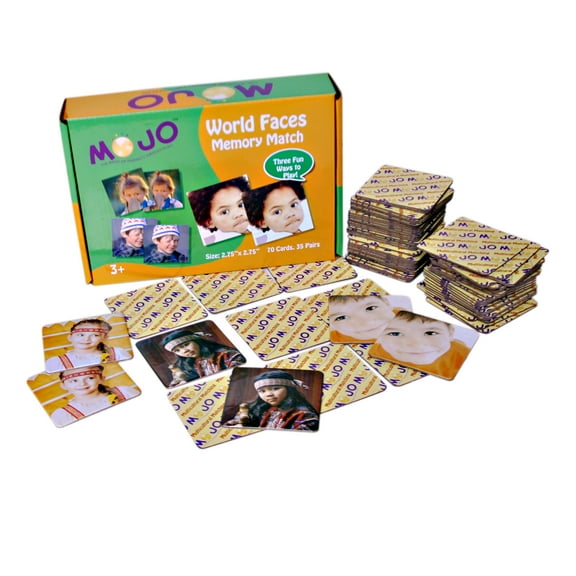 MOJO World Faces Memory Cards