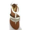 thumbnail image 4 of Victoria K Women's Fringed and Rhinestone Sandals, 4 of 4