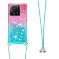 thumbnail image 3 of Funda para Xiaomi 13T/13T PRO 5G Brillantina Líquida Divertida Reluciente y con Cristales en Movimiento Cuerpo Cruzado con Cordón Ajustable, 3 of 5