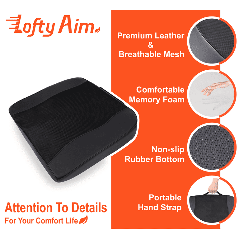 Lofty Aim Car Seat Cushion, Comfort Memory Foam Car Cushions for