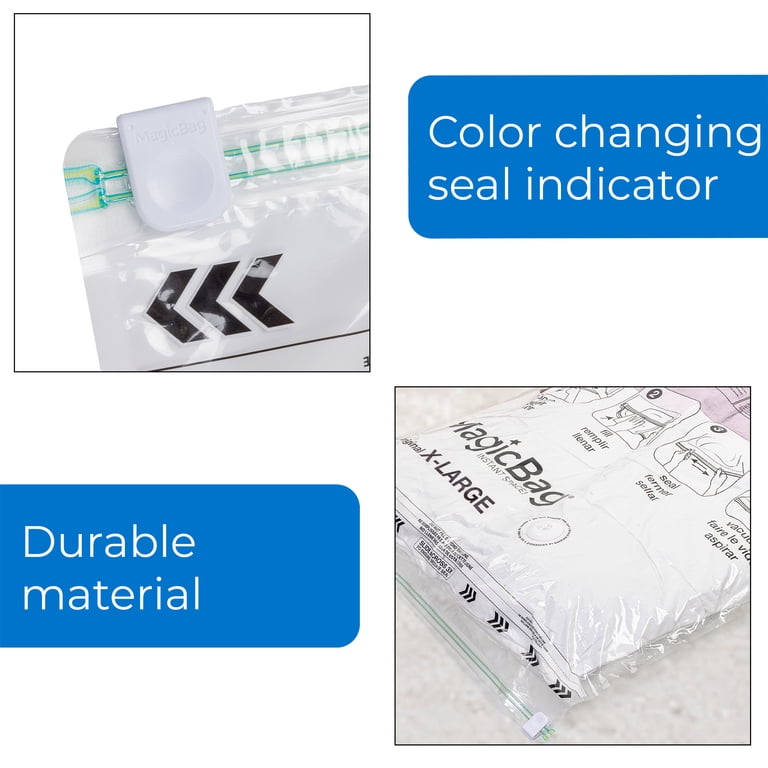 MagicBag X-Large Vacuum Storage Bag, 1 Pack Flat Compression Bag