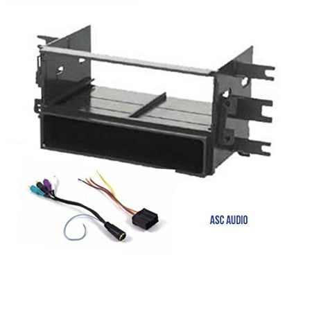 Eclipse Stereo Car Car Stereo Dash Kit and Wire Harness for Installing a new Single Din Radio for some 1995-1998 Eagle Talon, Mitsubishi 1995-2005 Eclipse 2000-2005 Montero Sport 2003-2006 Outlander w/Amp ()