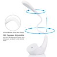 thumbnail image 4 of Lamplamp 17×17×9 Led Desk Lamp, Book Reading Bedside Lights With Flexible Neck, Touch Sensitive Control 3 Bright, 4 of 8