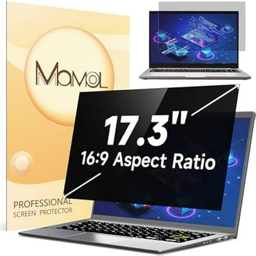 Laptop Privacy Screen 17.3 Inch, Anti Blue Light Glare Filter, Removable Shield, Anti-Scratch Screen Protector
