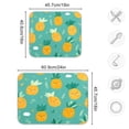 thumbnail image 3 of Kitchen Drying Mat Kitchen Drying Pad 18x24In Drying Dish Mat Dish Drying Mats Kitchen Countertop Multi-Function Drain Drying Mat Pineapple Pattern Cartoon, 3 of 8