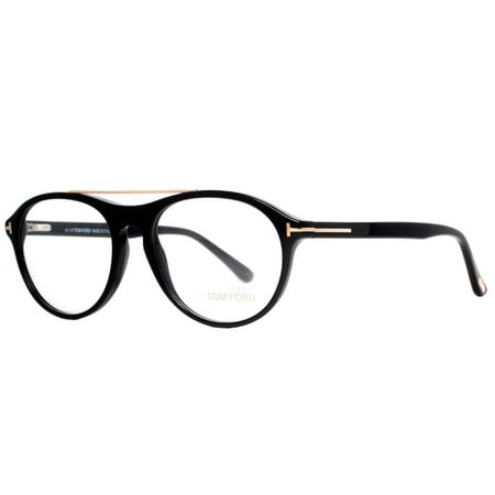 UPC - Tom Ford TF 5411 001 Shiny Black Gold Unisex Round Eyeglasses 53mm | upcitemdb.com