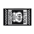 thumbnail image 1 of Tapestry Historics Routes 66 Flag Art Anime, 150 x 90 cm, poliéster, 1 of 1
