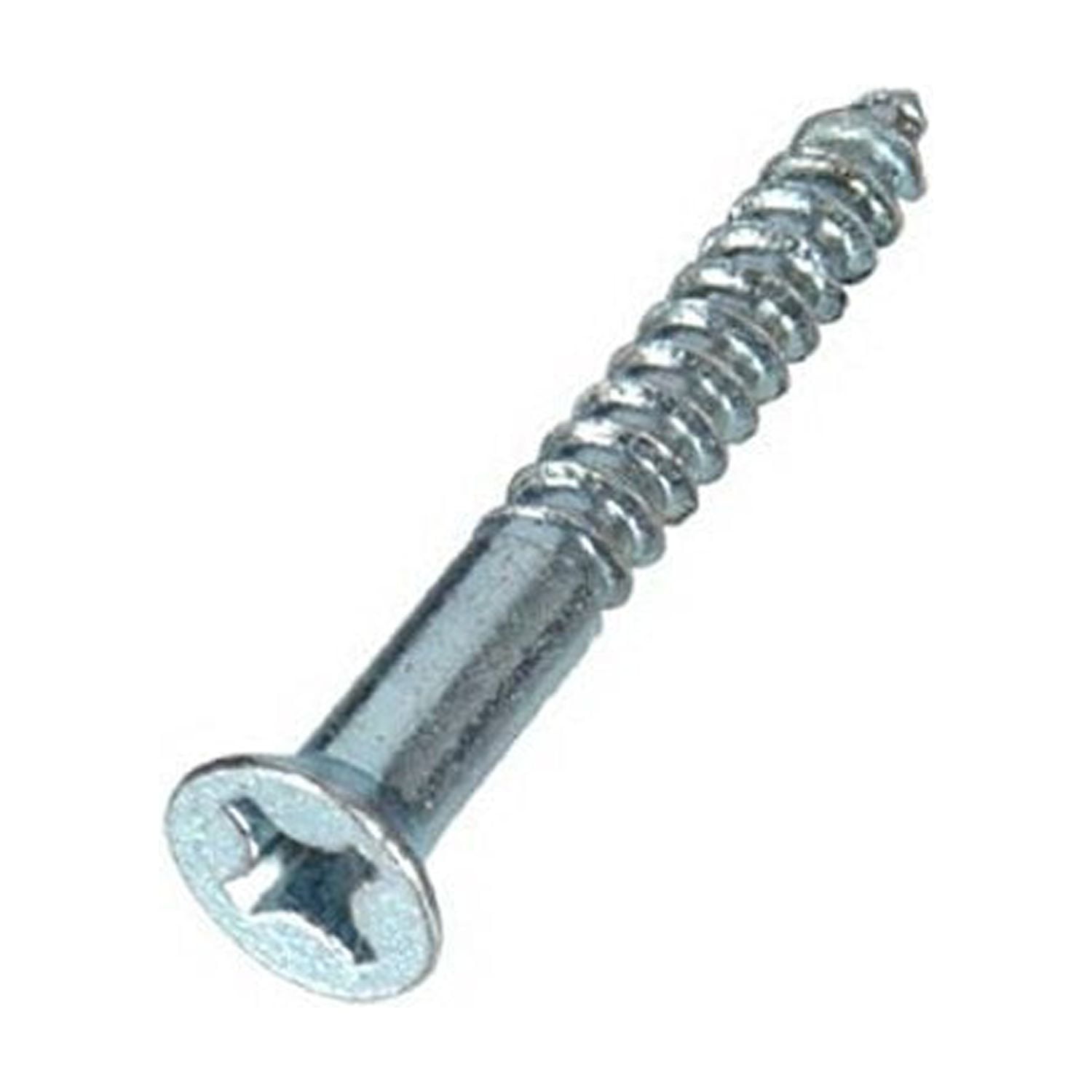 Hillman Flat Wood Screw No. 6 x 3/4 in. L Zinc Steel 30 pk