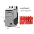 thumbnail image 3 of 28L Portable Refrigerator Box Keeping Fresh Drink Storage Insulation Backpack Cooler Bag Shoulder Bag Thermal Food Bag BLACK 28L, 3 of 8