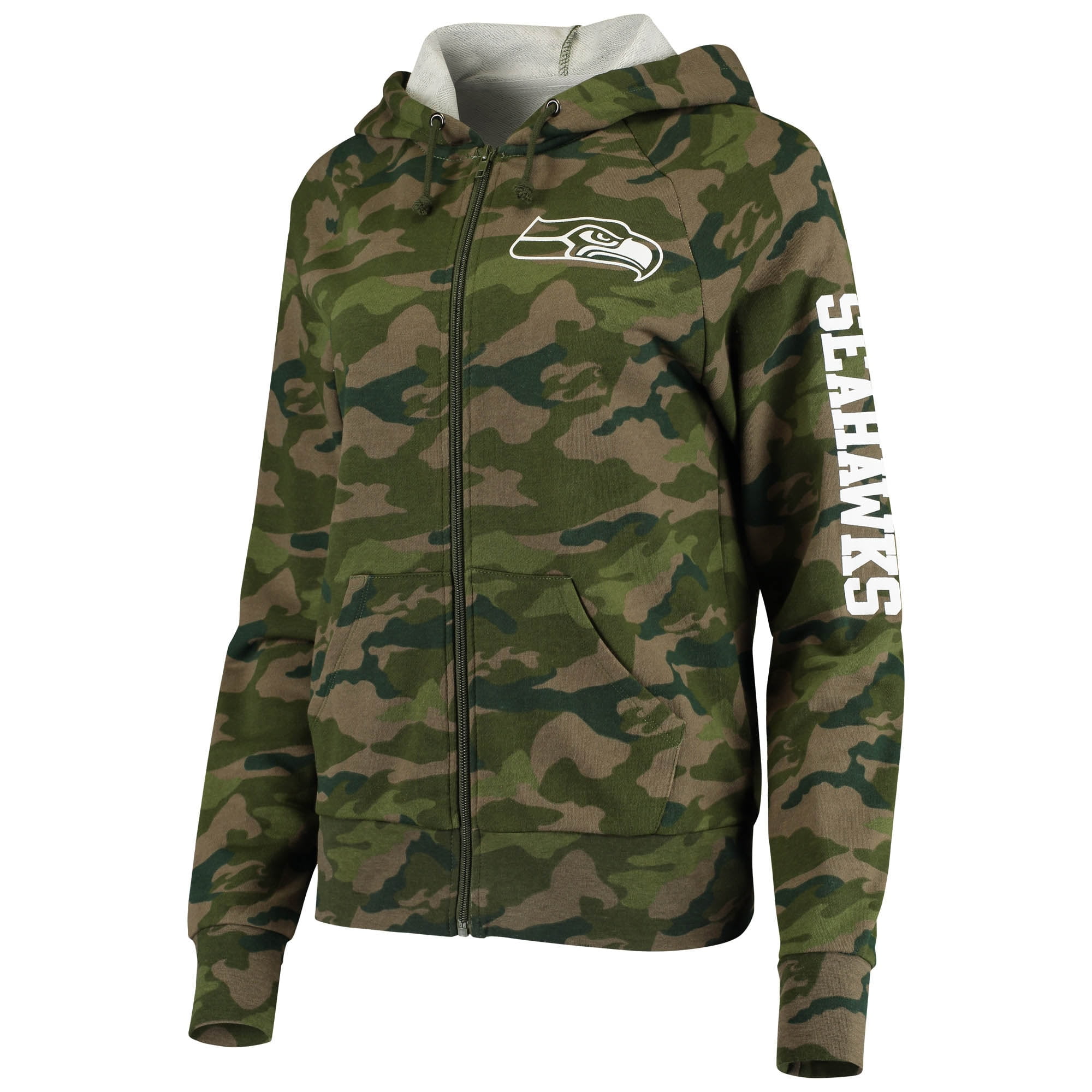 New Era Seattle Seahawks Halfzip Hoody Camo Collection