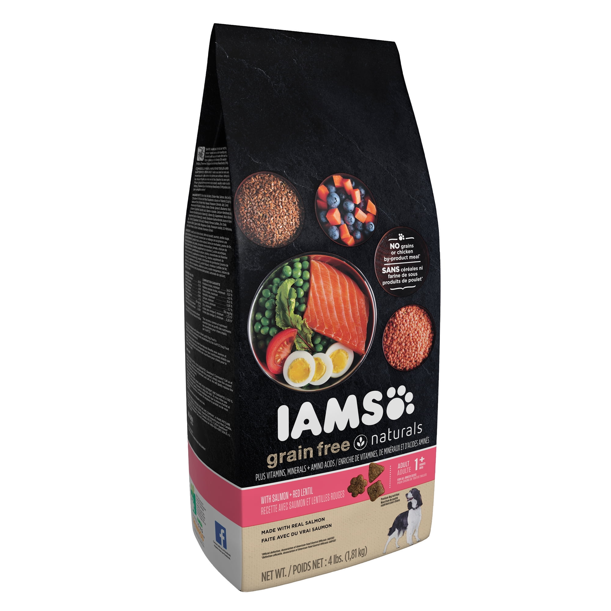 Iams grain free clearance dog food salmon