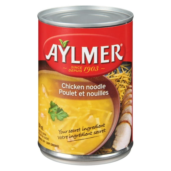 Soupe condensée Aylmer au poulet et nouilles 284 ml