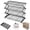 Black - 4layer, variant on 3/4-Tier Collapsible Cooling Rack - Expand to Bake, Collapse to Save Space, 2026 New Stackable Roasting Cooking Drying Wire Cooling Rack, for Cooking Bakers, Roasting, Party
