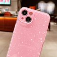 thumbnail image 4 of Luxury Glitter for iPhone 14 Plus Case 6.7 inch, Cute Sparkly Bling Slim Shockproof Bumper Camera Protection Phone Case for Women Girls (Pink), 4 of 7