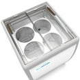 thumbnail image 3 of 26 in. 4 Tub Ice Cream Dipping Cabinet Display Freezer with Sliding Glass Door, 6 cu. ft. KM-ICD-26SD., 3 of 10