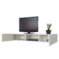 thumbnail image 3 of Repisa Escritorio Flotante con Puertas para TV Minimalista DECOMOBIL  RF02-TV-BA, 3 of 5