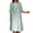 Light Green, variant on Women's Elegant Floral Chiffon Dress Casual Party Two Piece Ensemble Lightweight Breathable Light Blue L