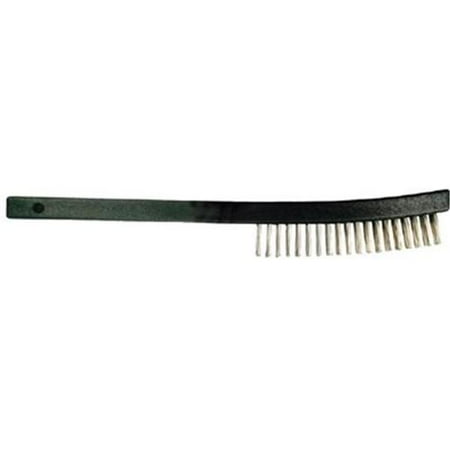 Advance Brush 410-85014 Curved Handle Scratch Brush 3X19 Rows Ss Wire