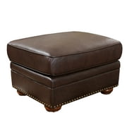 Devon & Claire Brady Leather Ottoman