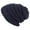 Navy, variant on Custom Winter Thick Warm Wool Hair Knitting Hat Women Mountaineering Hat