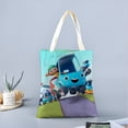 thumbnail image 2 of Mojo Swoptops Bolso de tela con estampado de lienzo para mujer, bolsa de compras reutilizable y estética, con cremallera interior, regalo para mujer,40*40cm., 2 of 6