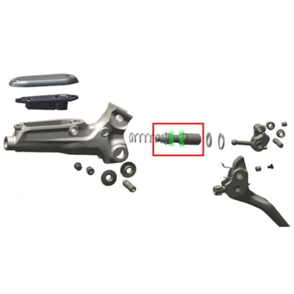 Bicycle Brake Lever Piston Repair Part For-Sram Guide R Db5 Level Aluminum Alloy Piston With Sealing Ring Bike Accessories Long Fangkenuo