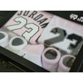 thumbnail image 2 of Jordan Socks Newborn Onesie & Beanie Gift Set, Pink/White, 0-6M, 5-Piece, 2 of 2