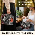 thumbnail image 5 of ZUXONGSY Wolf Moon Hibiscus Flower Print Quilted Bible Carrying Bag for Women - Large Capacity with Durable Handles, Essential Bible Study Accessories & Christian Gift, 5 of 8