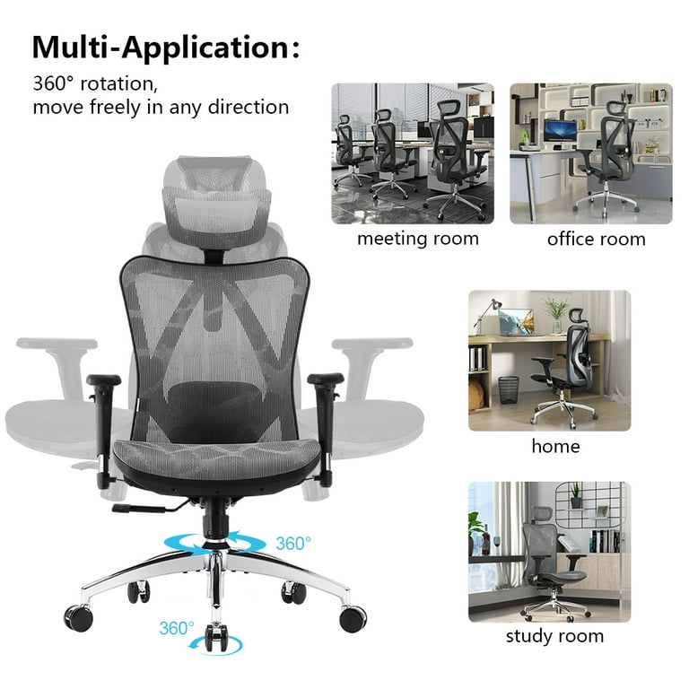 Sihoo M18 Ergonomic Office Chair (Gray)
